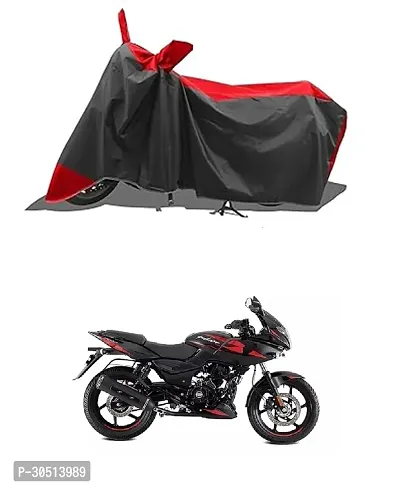 Water Resistant and Dust Proof Polyester Bike Cover for Bajaj Pulsar 220F-thumb0