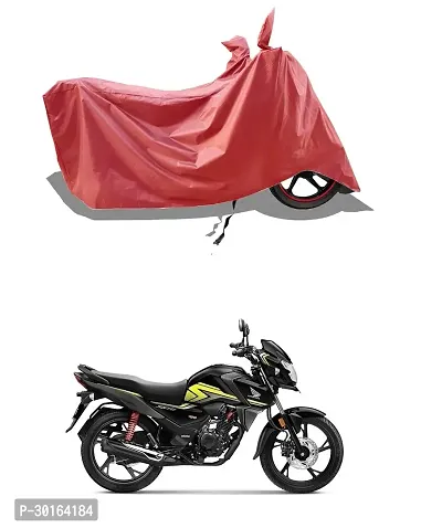 VESMEI -  Water-Resistant  Bike Cover for Honda SP 160 and Dust-Proof Premium Polyester Fabric_Entire Maroon Large