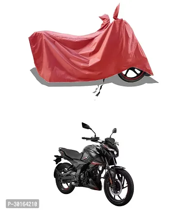 VESMEI -  Water-Resistant  Bike Cover for Bajaj Pulsar N150 and Dust-Proof Premium Polyester Fabric_Entire Maroon Large