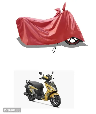 VESMEI -  Water-Resistant  Bike Cover for Hero Maestro Edge 125 and Dust-Proof Premium Polyester Fabric_Entire Maroon Large-thumb0