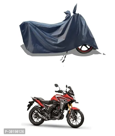 VESMEI -  Bike Cover Water-Resistant for Honda CB 200X and Dust-Proof Premium Polyester Fabric_Entire Nevy Large