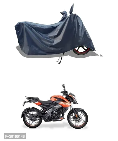 VESMEI -  Bike Cover Water-Resistant for Bajaj Pulsar 125 and Dust-Proof Premium Polyester Fabric_Entire Nevy Large-thumb0