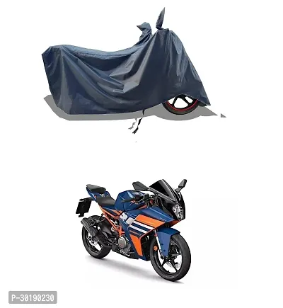 VESMEI -  Bike Cover Water-Resistant for KTM RC 390 and Dust-Proof Premium Polyester Fabric_Entire Nevy Large-thumb0