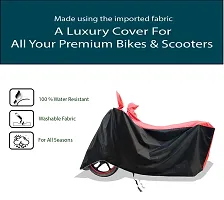 Premium Polyester Waterproof Bike Cover for Bajaj Platina 110cc-thumb1