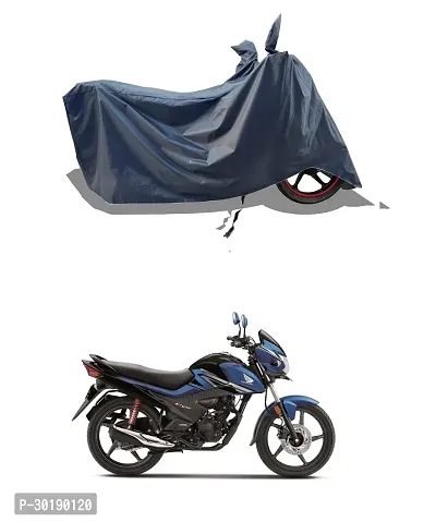 VESMEI -  Bike Cover Water-Resistant for Honda Livo 110 and Dust-Proof Premium Polyester Fabric_Entire Nevy Large