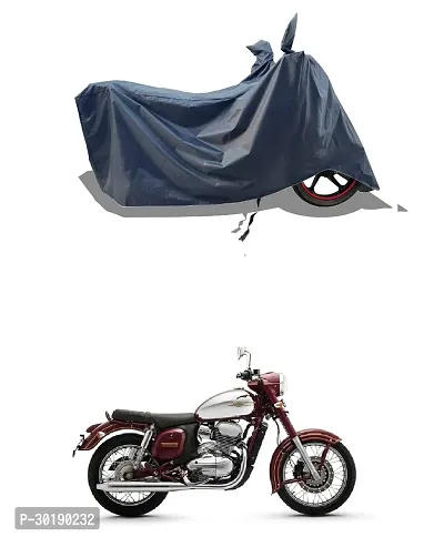 VESMEI -  Bike Cover Water-Resistant for Jawa Classic 300 and Dust-Proof Premium Polyester Fabric_Entire Nevy Large