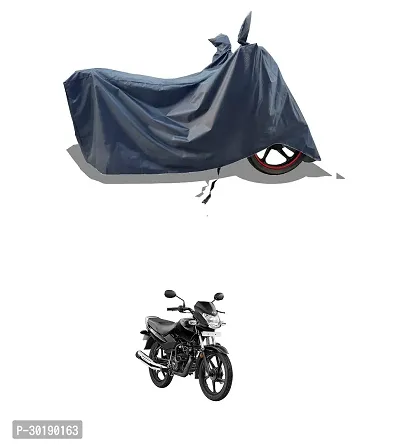 VESMEI -  Bike Cover Water-Resistant for TVS Sports and Dust-Proof Premium Polyester Fabric_Entire Nevy Large