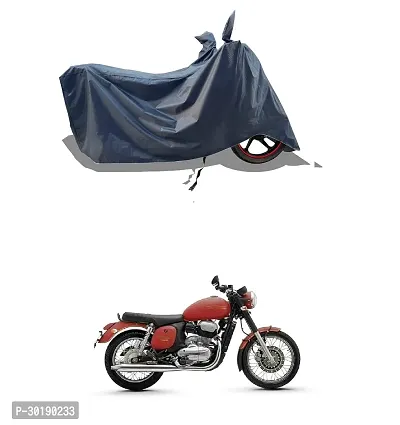 VESMEI -  Bike Cover Water-Resistant for Jawa 42 Version 2.1 and Dust-Proof Premium Polyester Fabric_Entire Nevy Large