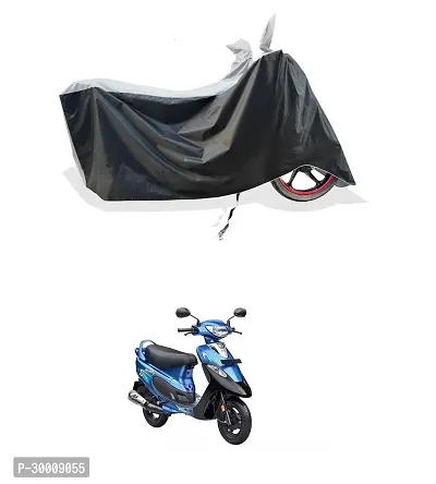 Premium Polyester Waterproof Bike Cover for TVS Scooty Pep Plus-thumb0