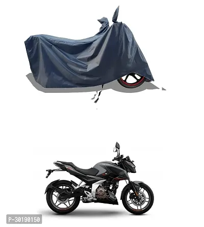 VESMEI -  Bike Cover Water-Resistant for Bajaj Pulsar N160 and Dust-Proof Premium Polyester Fabric_Entire Nevy Large