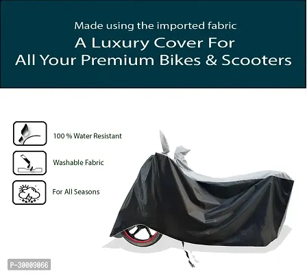 Premium Polyester Waterproof Bike Cover for TVS IQUBE-thumb2