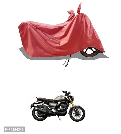 VESMEI -  Water-Resistant  Bike Cover for TVS Ronin New and Dust-Proof Premium Polyester Fabric_Entire Maroon Large-thumb0