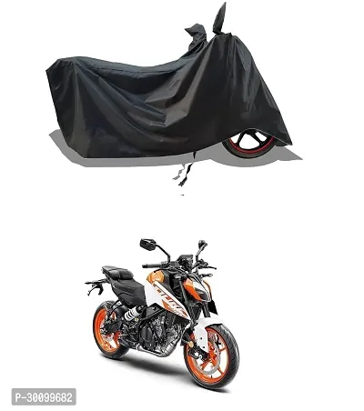 VESMEI - Water-Resistant 2024 Bike Cover for kTM 250 and Dust-Proof Premium Polyester Fabric_Black Stripe Large