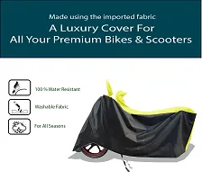 Premium Polyester Waterproof Bike Cover for Bajaj Platina 110cc-thumb1