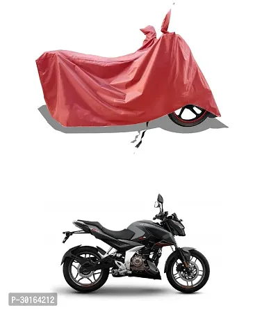 VESMEI -  Water-Resistant  Bike Cover for Bajaj Pulsar N160 and Dust-Proof Premium Polyester Fabric_Entire Maroon Large-thumb0