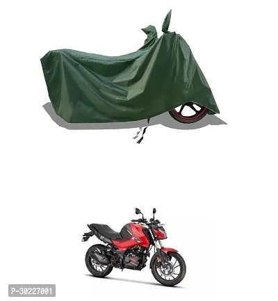 VESMEI - Two-Wheeler - Bike Cover Water-Resistant for Hero HF Deluxe and Dust-Proof Premium Polyester Fabric_Entire Olive Large-thumb0