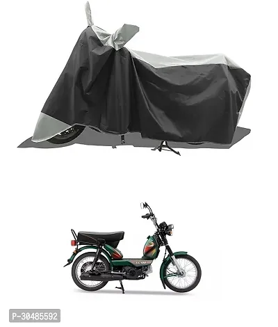 Water Resistant and Dust Proof Polyester Bike Cover for TVS XL100-thumb0