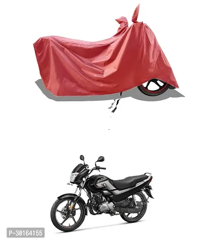 VESMEI -  Water-Resistant  Bike Cover for Hero super Splendor XTEC and Dust-Proof Premium Polyester Fabric_Entire Maroon Large