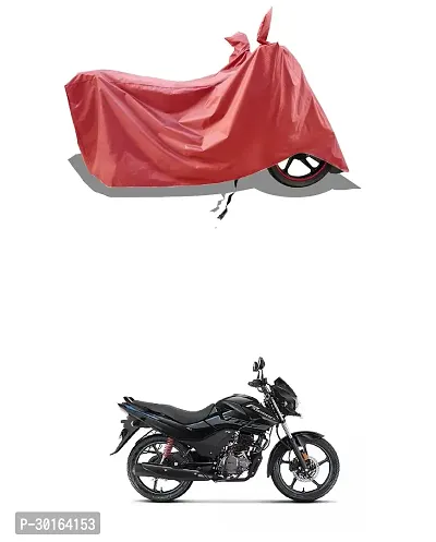 VESMEI -  Water-Resistant  Bike Cover for Hero Passion XTEC and Dust-Proof Premium Polyester Fabric_Entire Maroon Large-thumb0