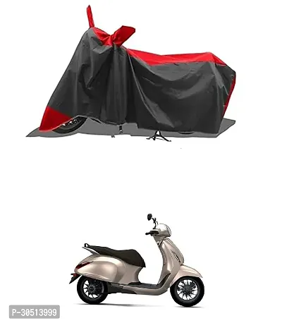 Water Resistant and Dust Proof Polyester Bike Cover for Bajaj Chetak Electric-thumb0