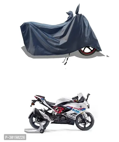 VESMEI -  Bike Cover Water-Resistant for BBMW G310 RR and Dust-Proof Premium Polyester Fabric_Entire Nevy Large-thumb0