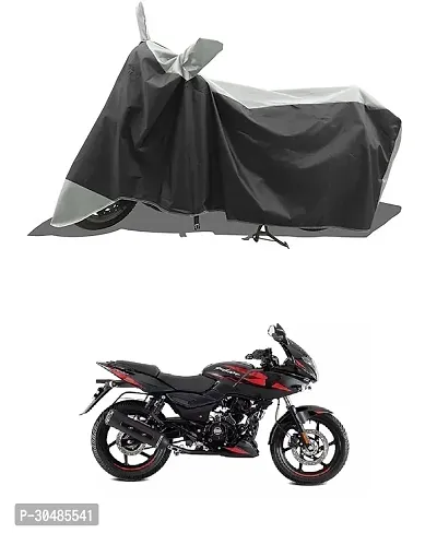 Water Resistant and Dust Proof Polyester Bike Cover for Bajaj Pulsar 220F-thumb0