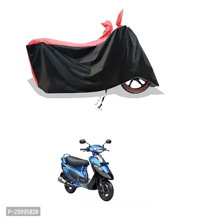 Premium Polyester Waterproof Bike Cover for TVS Scooty Pep Plus-thumb0