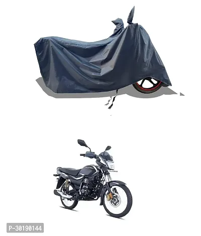 VESMEI -  Bike Cover Water-Resistant for Bajaj Platina 110cc and Dust-Proof Premium Polyester Fabric_Entire Nevy Large-thumb0