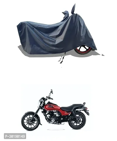 VESMEI -  Bike Cover Water-Resistant for Bajaj Average Street 160 and Dust-Proof Premium Polyester Fabric_Entire Nevy Large