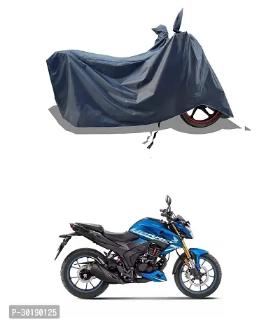 VESMEI -  Bike Cover Water-Resistant for Honda Hornet 2.0 and Dust-Proof Premium Polyester Fabric_Entire Nevy Large