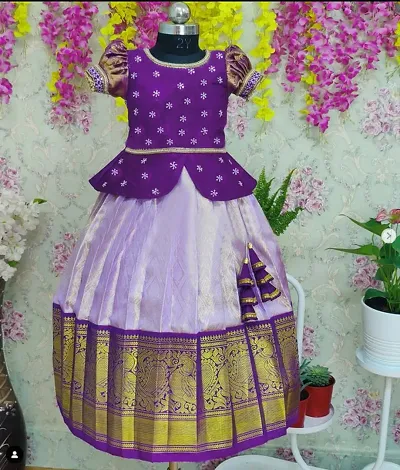 Sky Blue Designer Net Party Wear Lehenga Choli for kids | Baby frocks  designs, Girls dresses sewing, Wedding dresses for girls