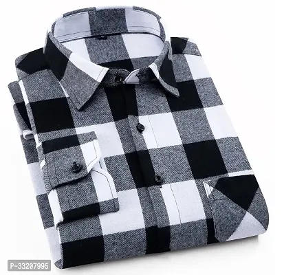 Stylish Multicolored Cotton Checkered Casual Shirt For Men-thumb0