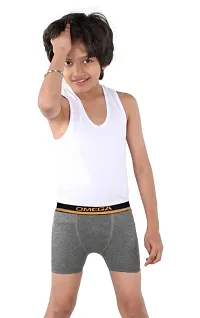 Boy Cotton Trunk Short Outer Elastic Combo 3 Pc Pack-thumb3