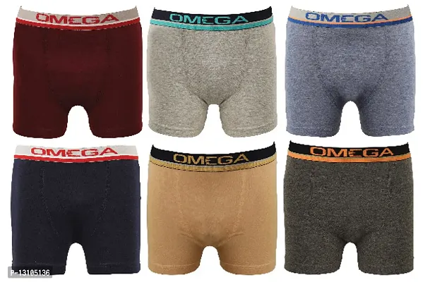 Boy Soft Cotton Boxer/Brief Omega Myshape (Pack of 6, 2 pcs from each design)-thumb4