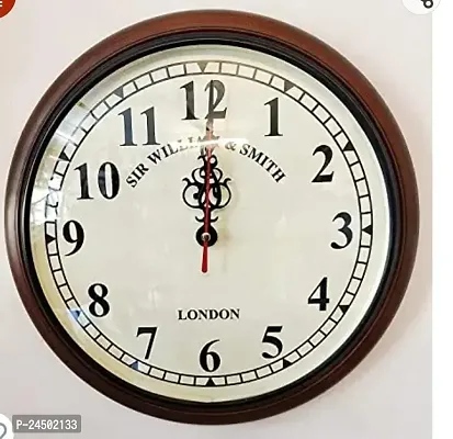 Beautiful Round Wooden Analog Wall Clock For Home-thumb0