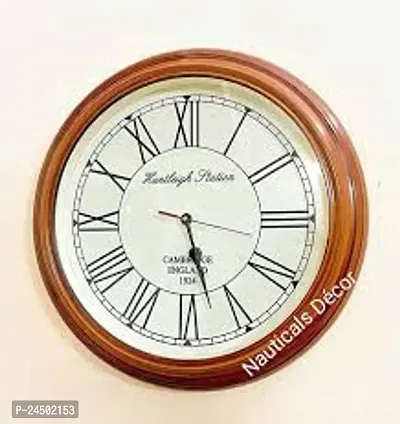 Beautiful Round Wooden Analog Wall Clock For Home