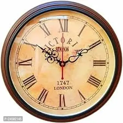 Beautiful Round Wooden Analog Wall Clock For Home