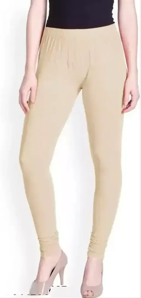 Trendy Women's Cotton Solid Leggings
