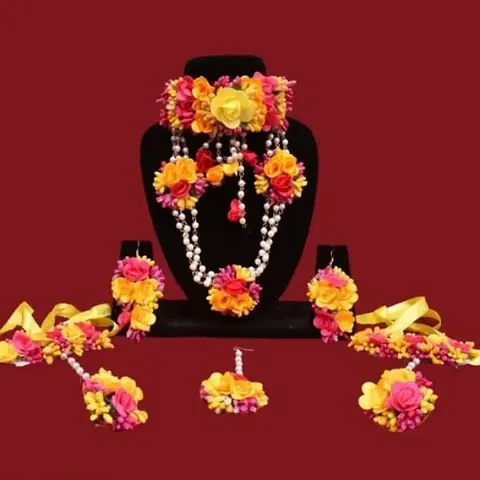 Crazy Trends Floral Jewellery Set (af109_d5)