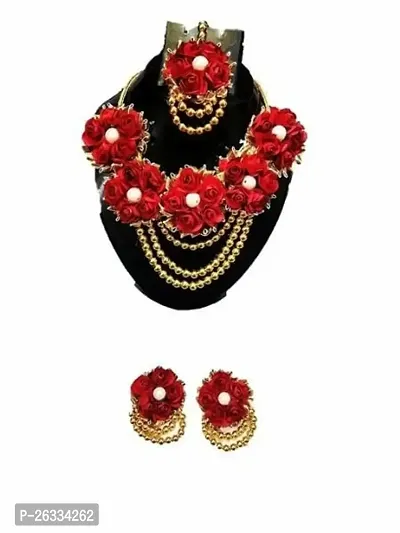 Crazy Trends Floral Jewellery Set (u14_d3)-thumb0