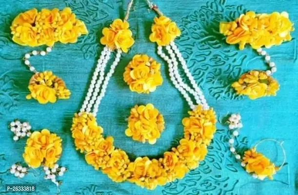 Crazy Trends Floral Jewellery Set (af27)-thumb0