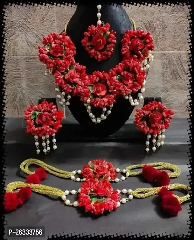 Crazy Trends Floral Jewellery Set (af60)