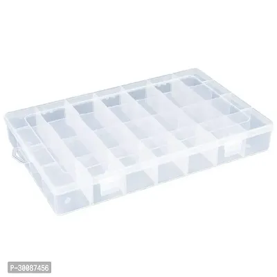 Adjustable Multipurpose Plastic Rectangular Storage Box Pack Of 1