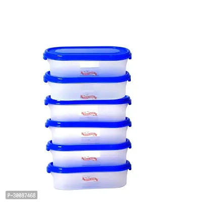 Plastic Fridge Storage Container Boxes Pack of 6