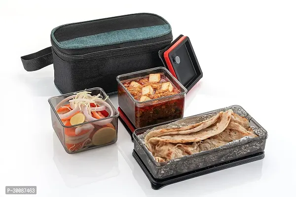 Premium Square Plastic Lunch Box-thumb0