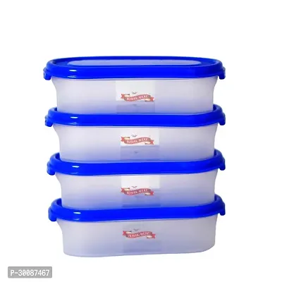 Plastic Fridge Storage Container Boxes Pack of 4