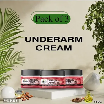 ABHIGMYAH Underarm and Neck Back Whitening Cream For Lightening  Brightening All Skin types  (50 g) pack of-3