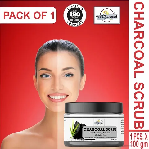 Activated Charcoal Deep Cleansing Face Scrub  (100 g)