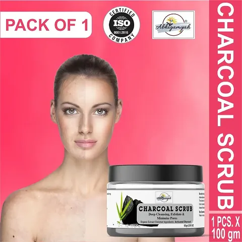 Charcoal Face Scrub For Oily Skin  Normal skin, Deep Exfoliati