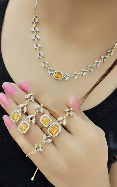 Trendy Gorgeous Alloy Jewellery Sets